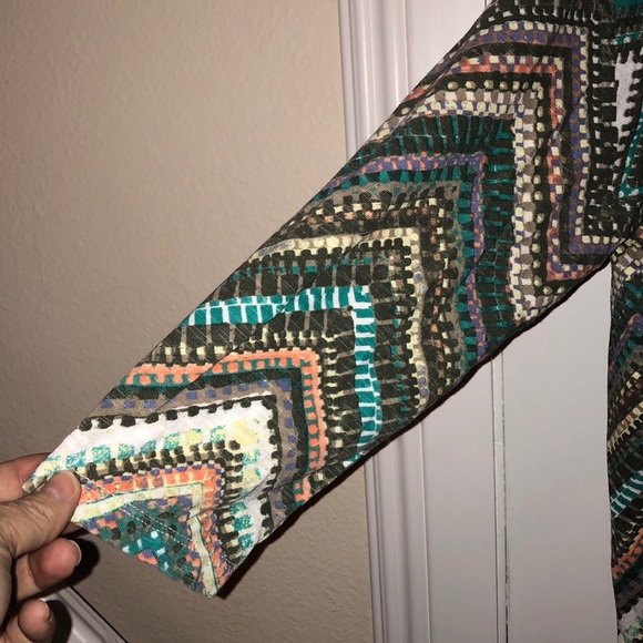 Chico’s multi colored Aztec top - Picture 3 of 5